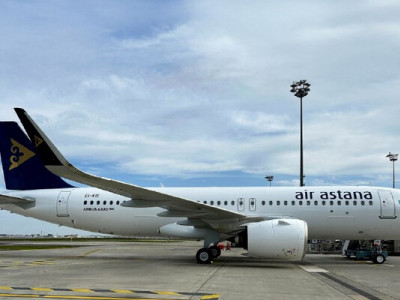 Парк воздушных судов Air Astana пополнился новым самолетом Airbus A320neo
