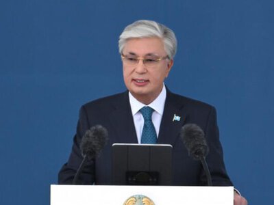 Выступление Президента – Верховного Главнокомандующего Вооруженными Силами Казахстана на военном параде в честь 80-летия Великой Победы