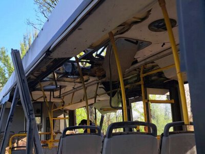 После двух недель в больнице скончался мужчина пострадавший во время удара по автобусу в Марганце