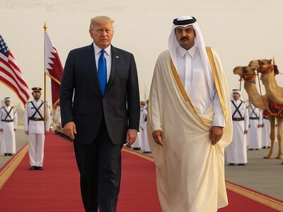 Трамп был поражен: что для президента США устроили в Катаре