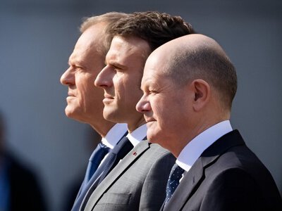 Макрон, Туск и Мерц выступили с совместным обращением в День независимости Грузии