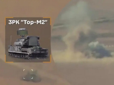 Уничтожен еще один ценный зенитно-ракетный комплекс оккупантов Тор-М2