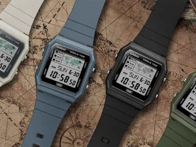 Новый Casio LF-30W-1A с картой мира появился в магазинах Европы