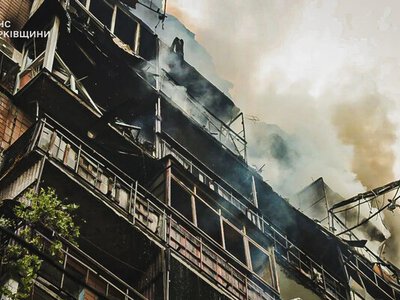 53 БПЛА, 4 КАБа, погибшие, раненые, многочисленные разрушения: последствия самой масштабной атаки на Харьков 7 июня (фото, видео)