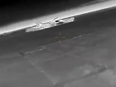 ГУР показал эксклюзивные кадры поражения российского Су-30 дронами на аэродроме в Саках