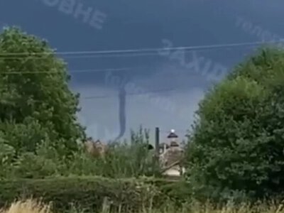 На Львовщине заметили огромный смерч