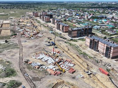 Аким Костанайской области проверил ход строительства в новых микрорайонах «Астана» и «Байтерек»