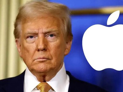 Apple подарила Трампу статую из стекла и 24-каратного золота как символ нового партнерства