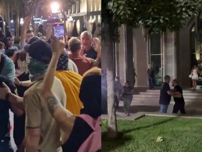 Иди, готовься к выборам: протестующие прогнали лидера Лело с митинга в Тбилиси