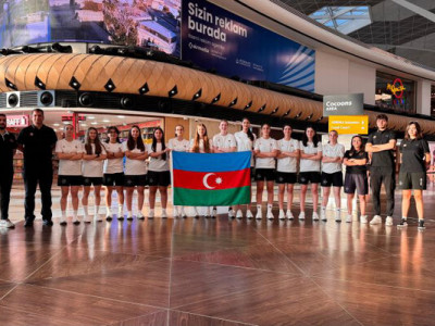 Сборная Азербайджана отправилась в Стамбул