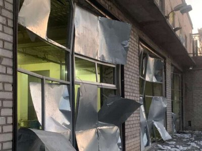 Сегодня утром армия РФ ударила по пожарной части в Константиновке. Фото