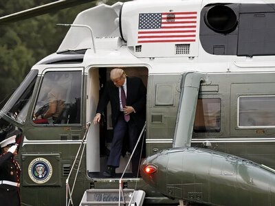 В США вертолет Трампа подвергся лазерной атаке, задержали мужчину. Ему грозит тюрьма