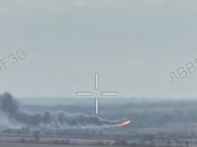 На Донетчине украинские военные сбили российский вертолет Ми-8 FPV-дроном