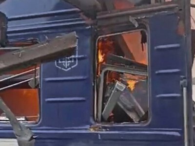 РФ ударила по пассажирскому поезду Шостка – Киев, ранены десятки человек. Видео