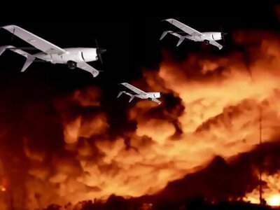 Взрывы в Феодосии: атакована одна из крупнейших нефтебаз Крыма, бушует пожар