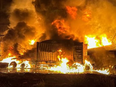 Пожары и пострадавшие на Одесчине: враг ударил по порту и энергообъекту