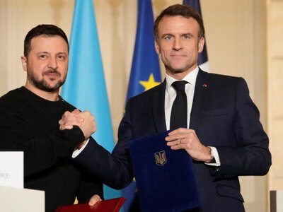 Зеленский и Макрон подписали соглашение об оборонном оборудовании для Украины
