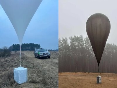 В Литве зафиксировали самую напряжённую ночь ноября из-за метеозондов из Беларуси