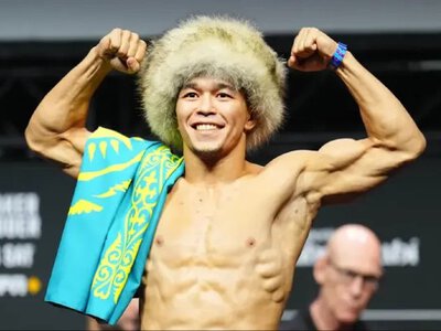 Асу Алмабаев поднялся на седьмое место в рейтинге UFC