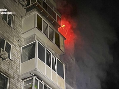 Россияне обстреляли Вышгород с помощью Shahed: попадание в многоэтажку, есть погибшие и раненые