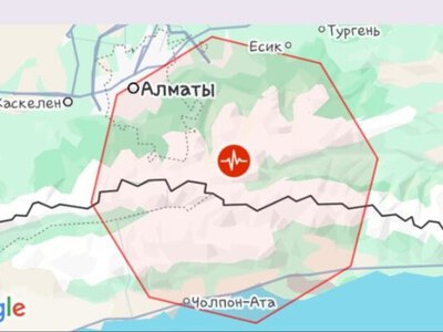 В Алматы и трех регионах почувствовали землетрясение, произошедшее в Китае