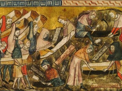 Извержение вулкана в 1345 году вызвало распространение чумы в Европе - BBC