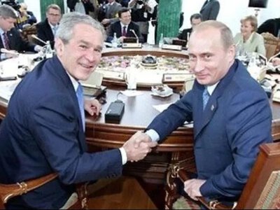Путин — Бушу-младшему в 2008-м: надо заставить Грузию решить внутреннюю проблему иным путем