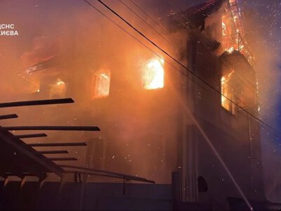 Многочисленные пожары и разрушения: фото последствий российской атаки на Киев