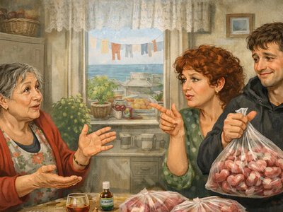 Одесский юмор: три кила сердечек и семейный совет