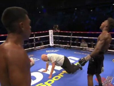 В титульном бою боксер нокаутировал соперника и отправил в нокдаун судью: видео инцидента