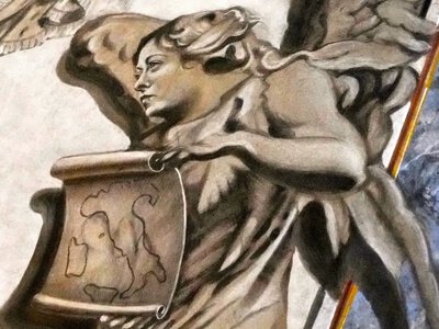 В Италии расследуют появление херувима с чертами Мелони в римской церкви