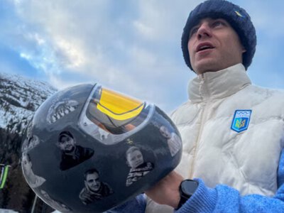 МОК разрешил Гераскевичу черную повязку вместо шлема с фото погибших из-за войны спортсменов