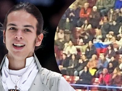 Россияне пронесли флаг на Олимпиаду ради своего чемпиона, который в итоге проиграл украинцу