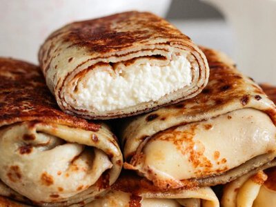 Не комом. Лучшие рецепты блинов с солёной начинкой к Масленице и на каждый день