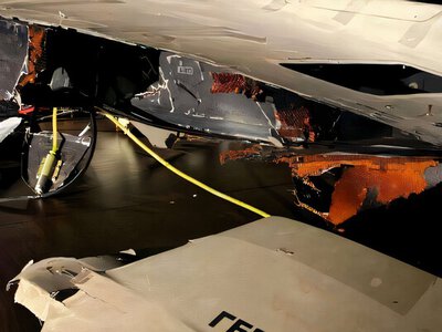  Герань-2. В ОАЭ после атаки Ирана нашли обломки дрона с российской маркировкой. Фото 