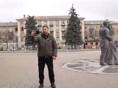 Зеленский записал видеобращение с площади в Дружковке: россияне готовят наступление