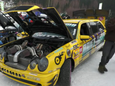 Как старый Mercedes мощностью 1000 л.с. стал монстром дрифта. Видео