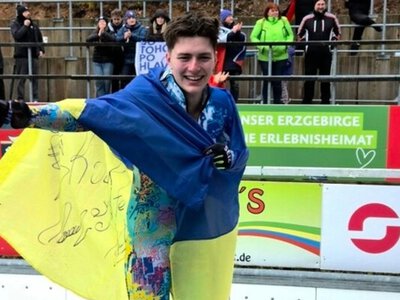 Украинец Лавренюк стал чемпионом мира по скелетону среди юниоров в двух категориях - НОК