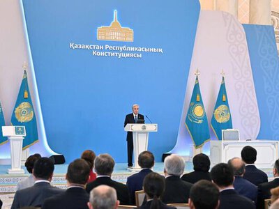 Президент Касым-Жомарт Токаев принял участие в торжественном мероприятии, посвященном принятию Конституции