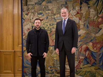 Зеленский встретился с королем Испании Фелипе