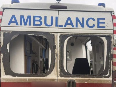 Двое медиков ранены: FPV-дрон ударил по скорой на Харьковщине