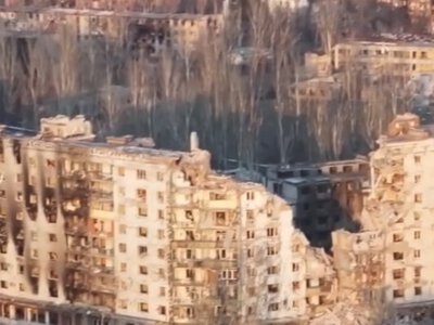 Разрушенные дома Константиновки показали с высоты птичьего полета