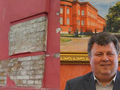 Неприятно: ректор КНУ анонсировал восстановление исторической стены возле Красного корпуса