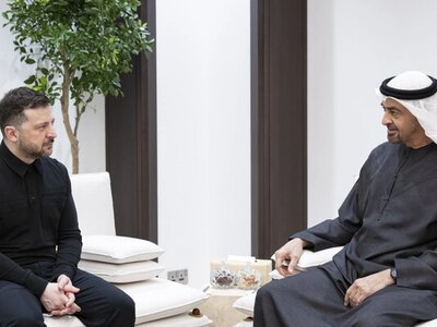 Зеленский продолжает турне по региону Персидского залива - договорился с ОАЭ о сотрудничестве в сфере безопасности и обороны