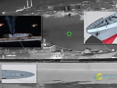 Появились спутниковые снимки фрегата «Адмирал Макаров»: был поражен дважды (фото)