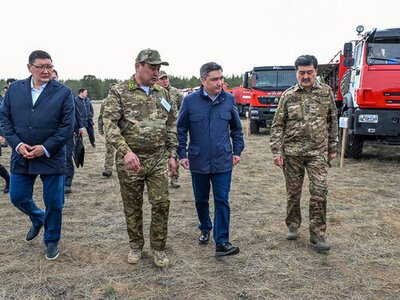 Олжас Бектенов проверил готовность системы раннего обнаружения лесных пожаров и оснащенность «Семей орманы»