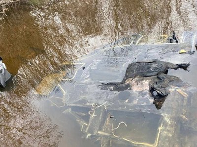 В Киеве из Днепра изъяли российский БПЛА с боевой частью