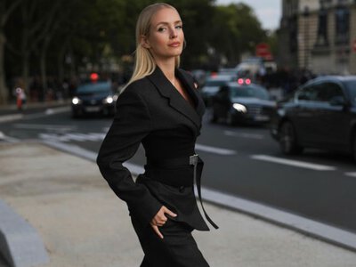 Черный пиджак в total black look: универсальные образы