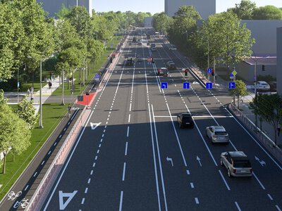 В Киеве стартовал масштабный ремонт проспекта Лобановского