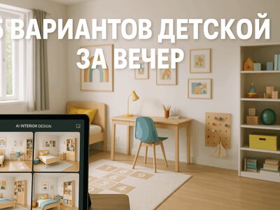 Как за один вечер я получил пять вариантов дизайна детс